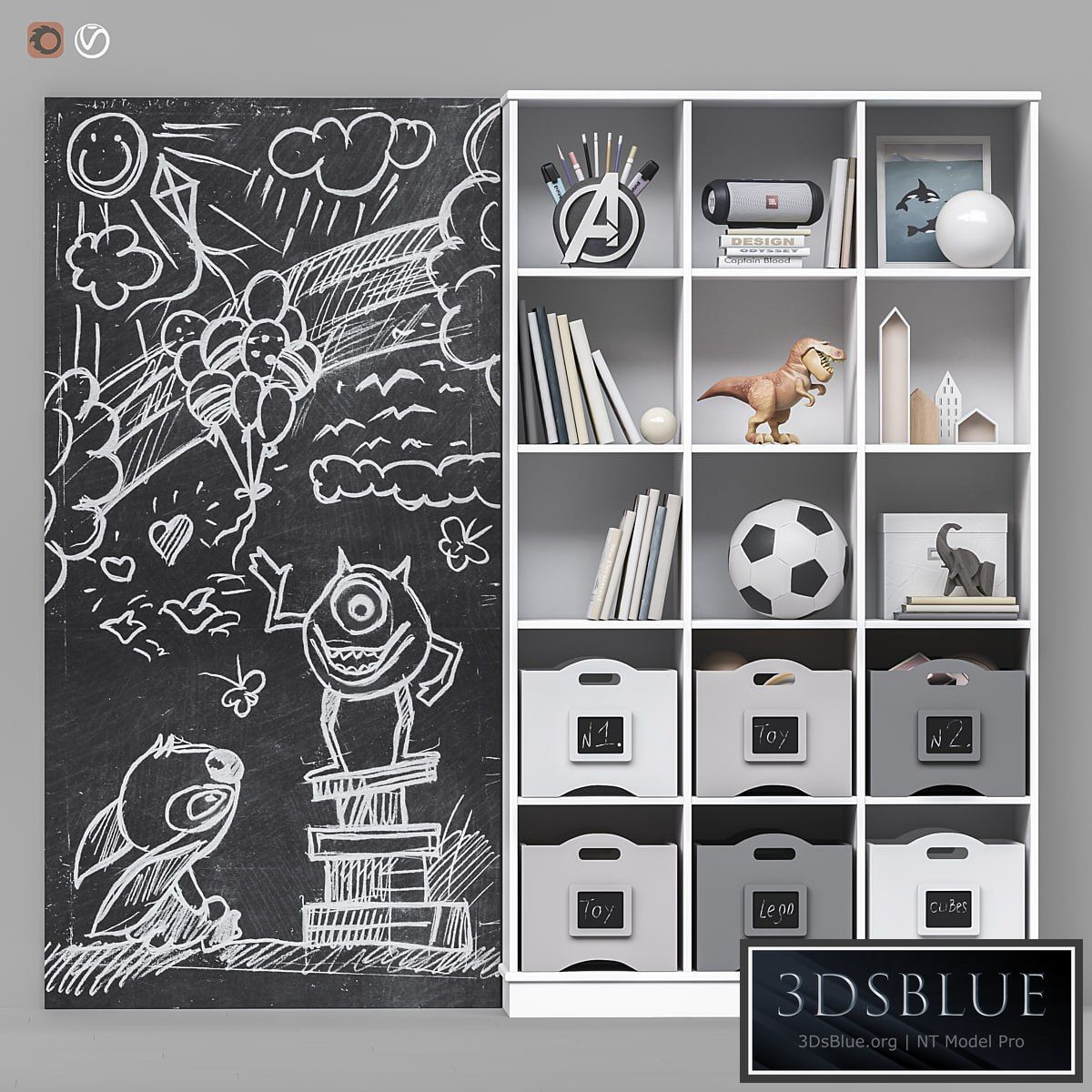 Toys and furniture set 94