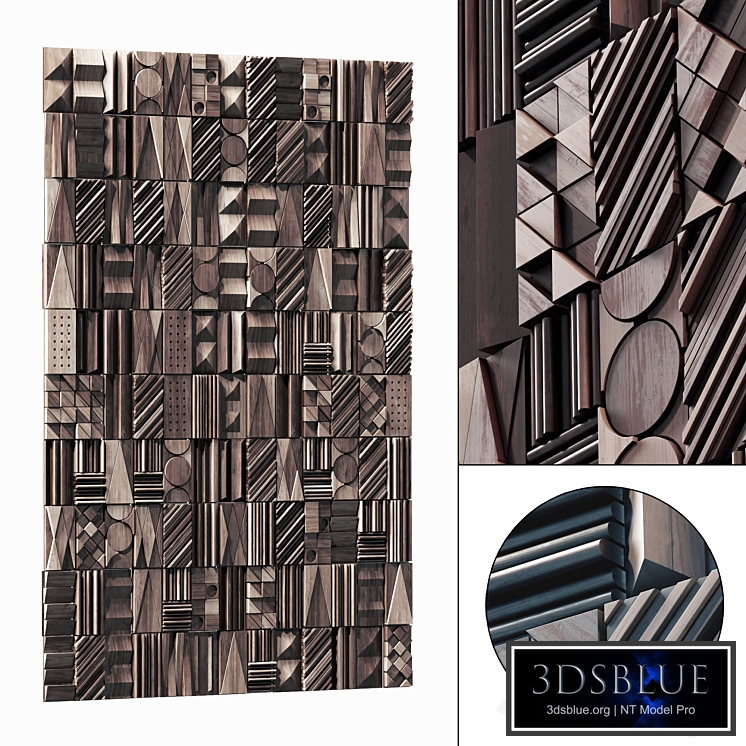 Wood wallcovering decor n1 / Wood wallcovering # 1