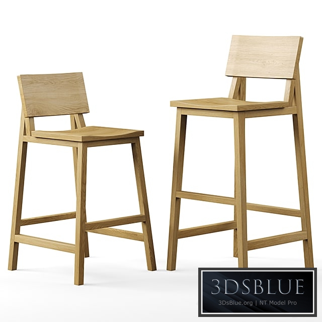 Ethnicraft bar stools