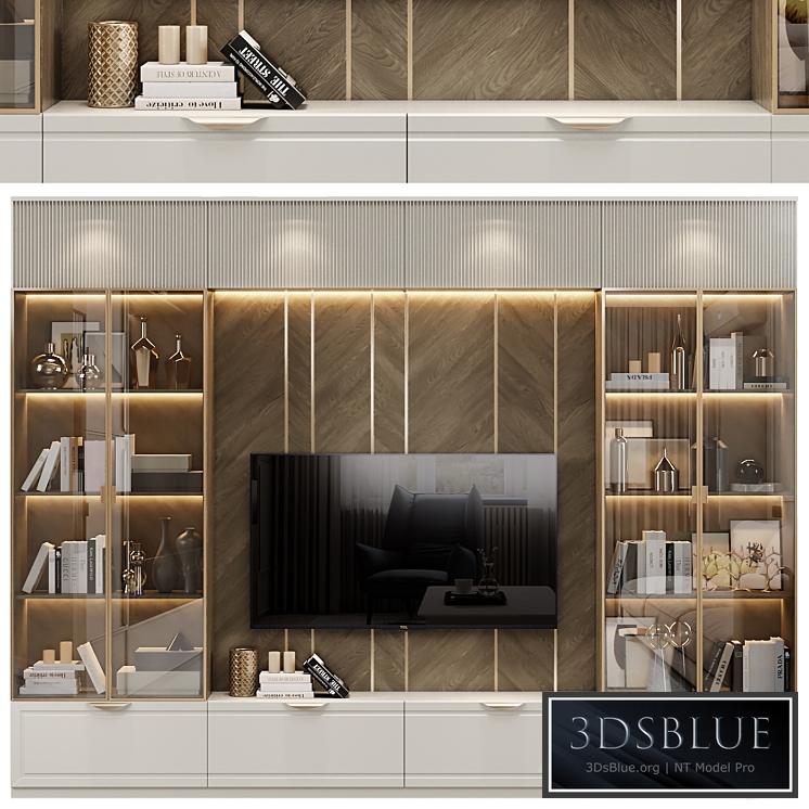 Neoclassical TV wall 011