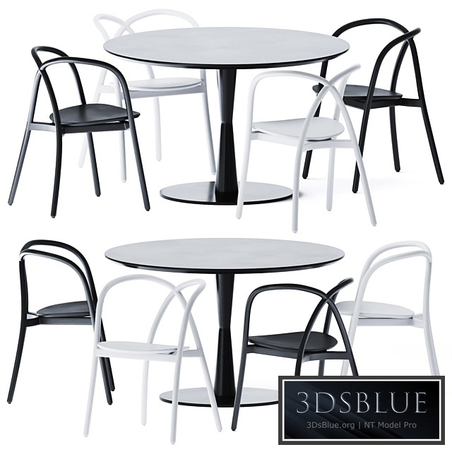 Dining Table Flute by Poliform