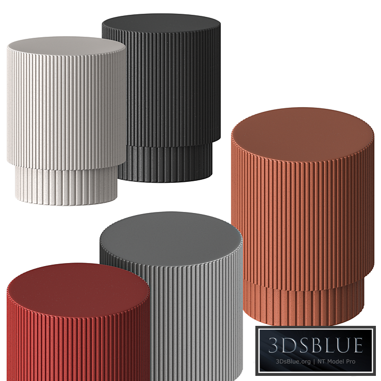 Fluted Side Table West Elm