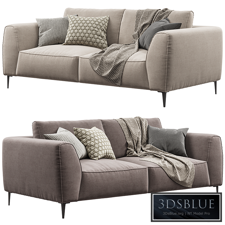 Chateau dAx - Dudy (2-seat fabric sofa)