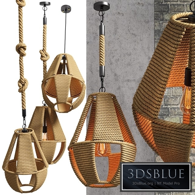 LOFT ROPE CHANDELIER