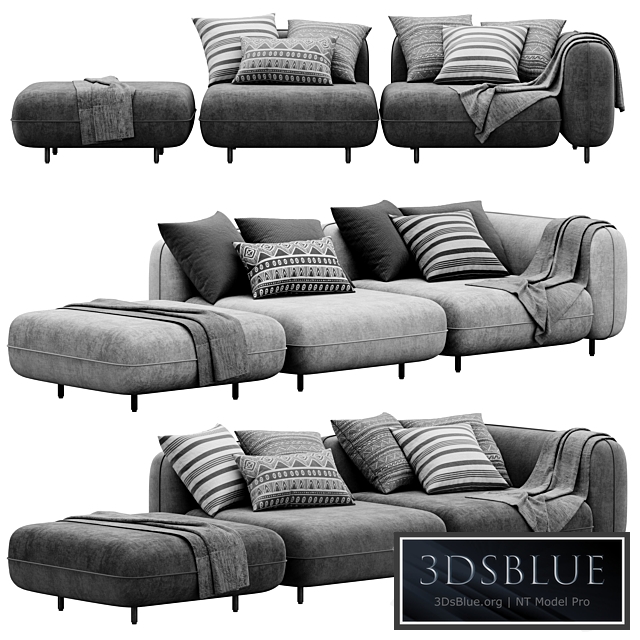 Delavega modular sofa DP1, DP2, DP4