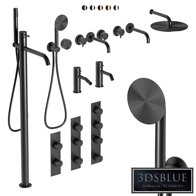 Plumbing mixers Quadro set 2