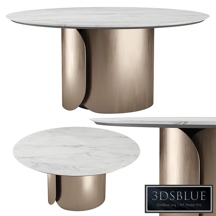 Olivya Stone Aural round dining table