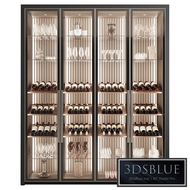 Сupboard with dishes My Design №14