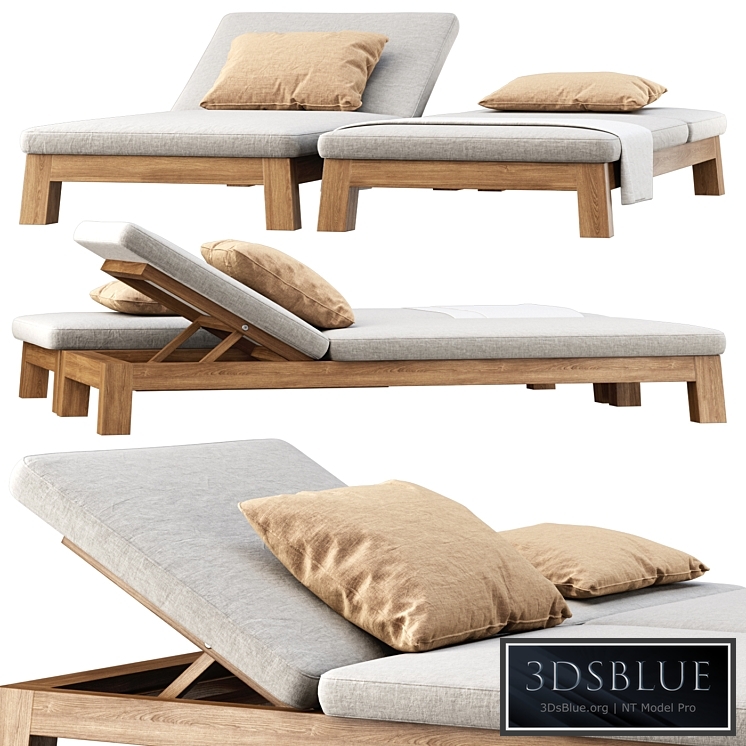 GIJS Sun lounger by Piet Boon