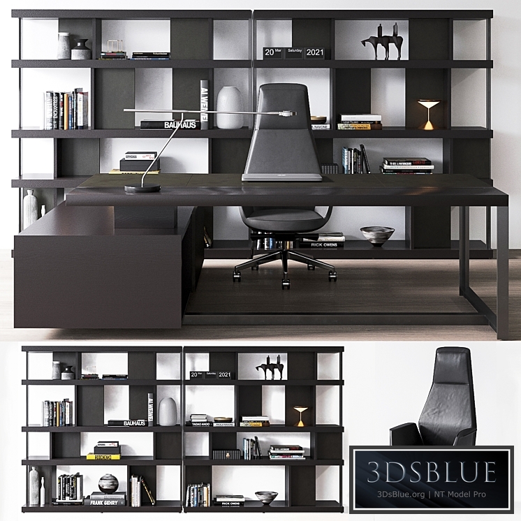 Poltrona Frau Jobs Office set