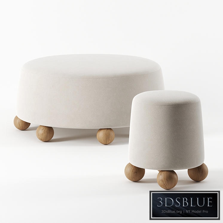 MORRO pouf by Kelly Wearstler