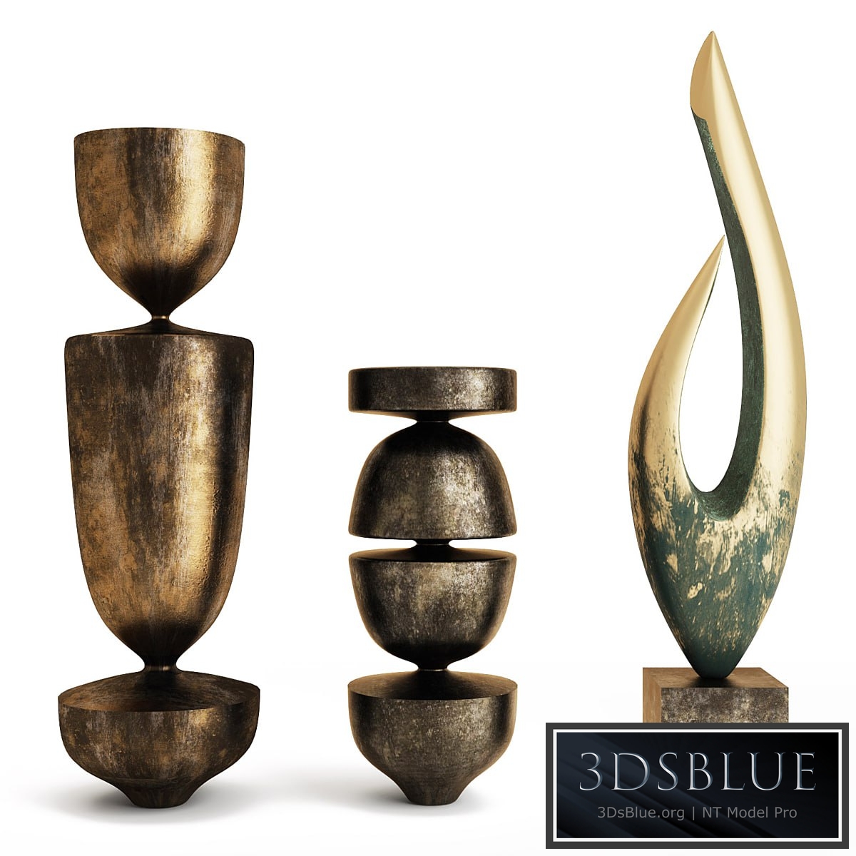 Set of three sculptures 2