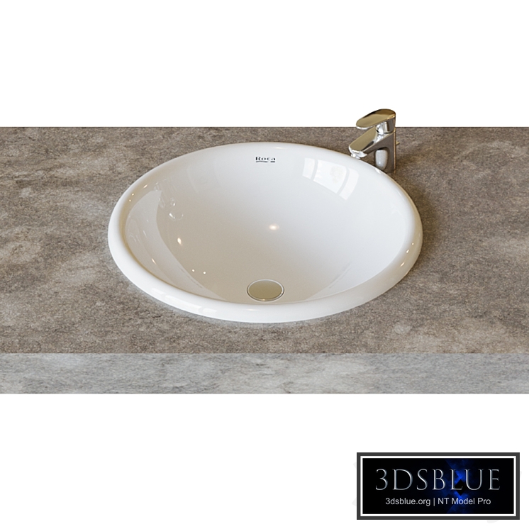 Roca Foro washbasin D40 cm, built-in top 327872000