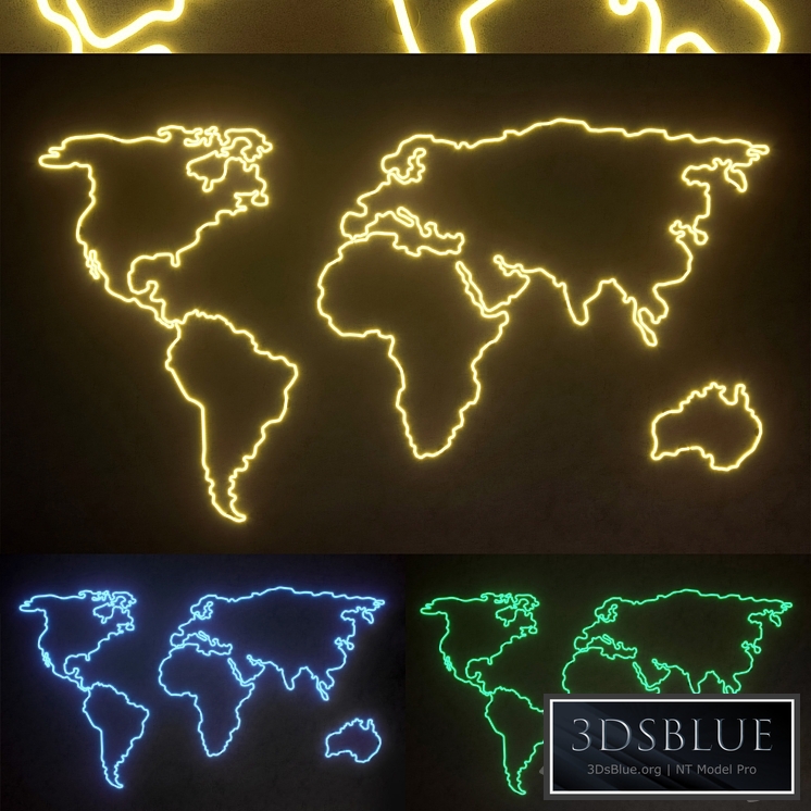 Light modules. Set 46. Neon