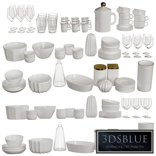Set of dishes