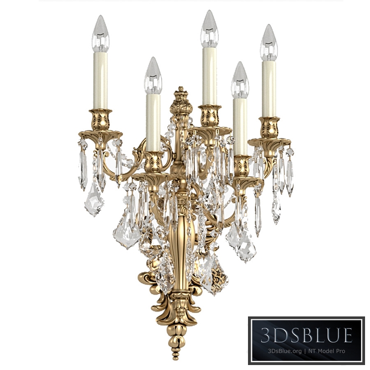 Classic wall lamp Zanaboni.Crystal Wall Sconce