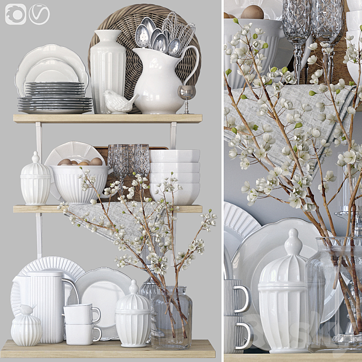Decorative set for the kitchen 11