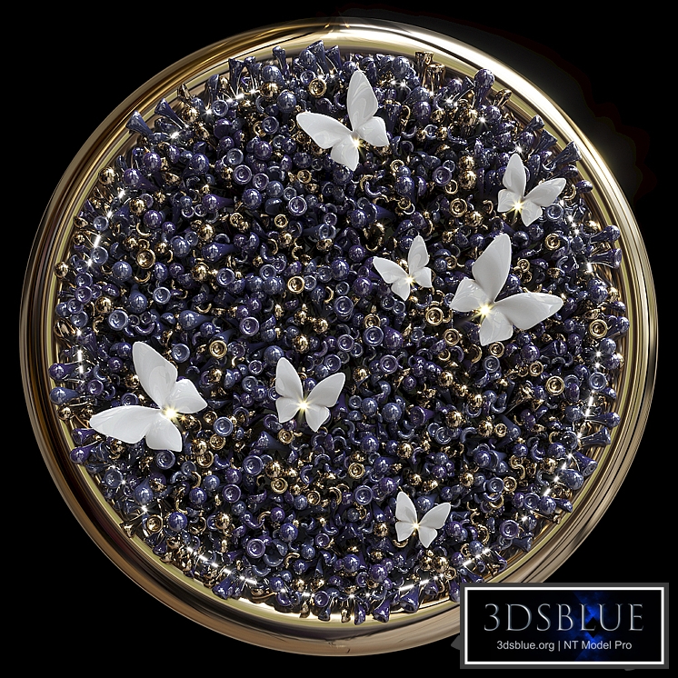 Wall composition Butterfly - Light Vargov