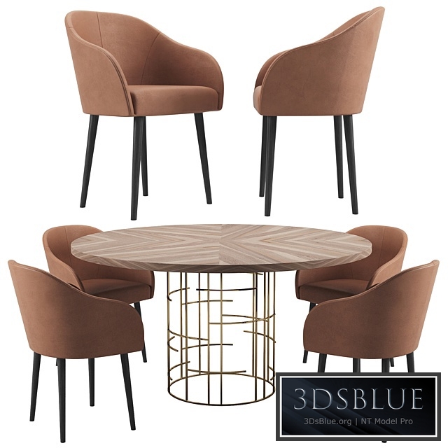 MERCY table + chairs LILI by LASKASAS