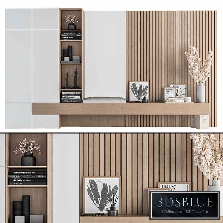 Hallway 09- Wood and White Set