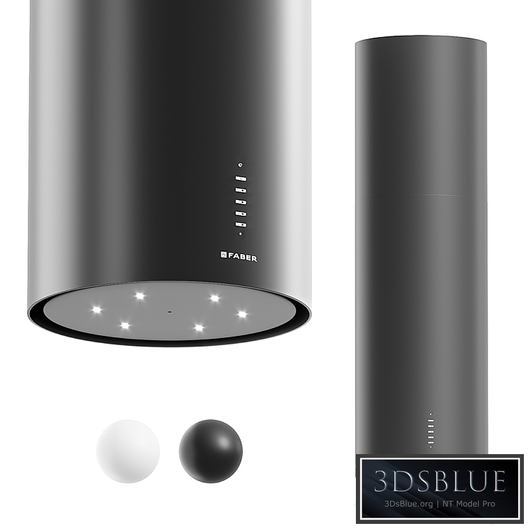 Cooker hood Faber CYLINDRA ISOLA GLOSS PLUS