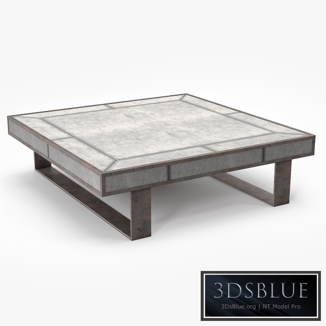 Louise Bradley Antique Mirror Coffee Table