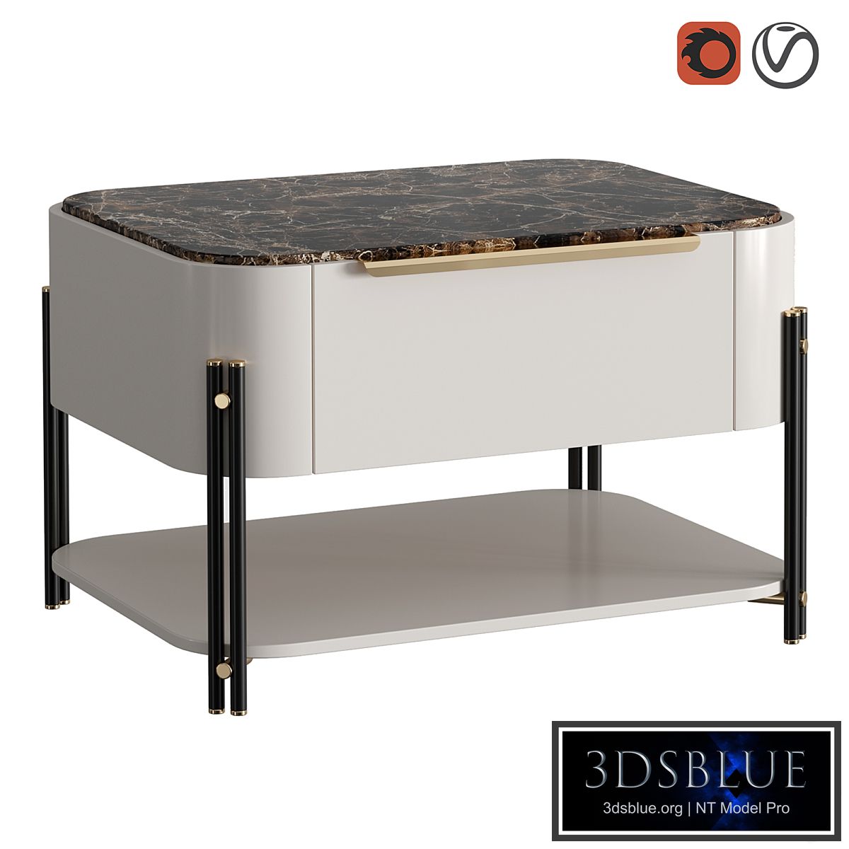 BAMBOO I bedside table