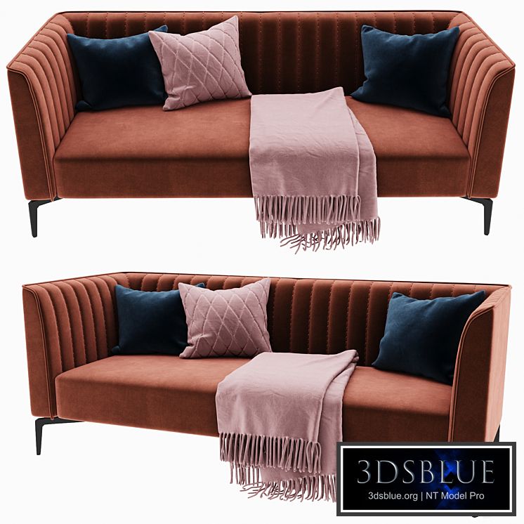 Filament triple sofa