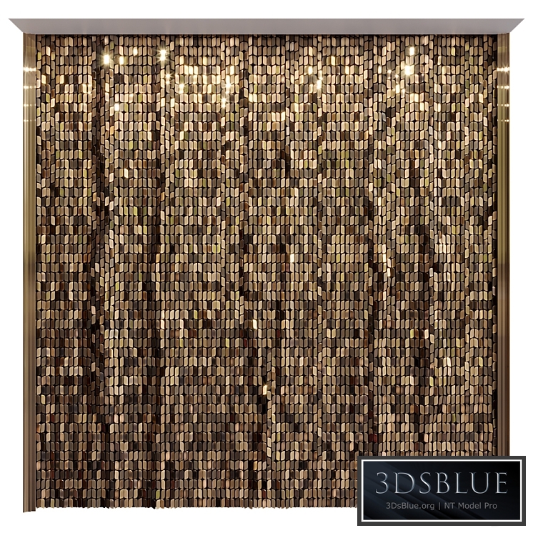 Panel behind the headboard "Hauberk"