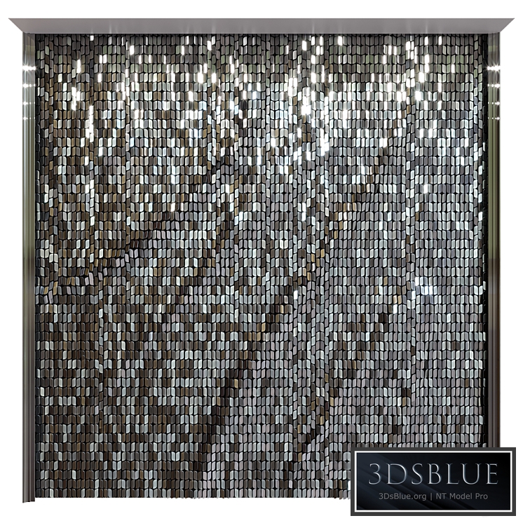 Panel behind the headboard "Hauberk"