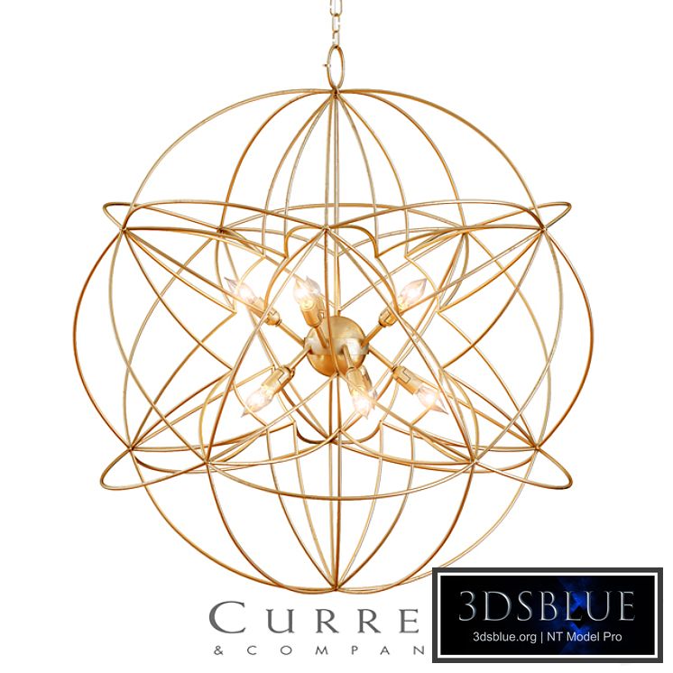 Zenda Orb Chandelier by Currey &amp; Company