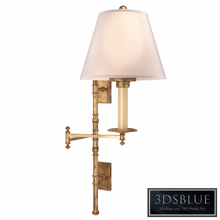 Visual Comfort Dorchester Double Backplate Swing Arm