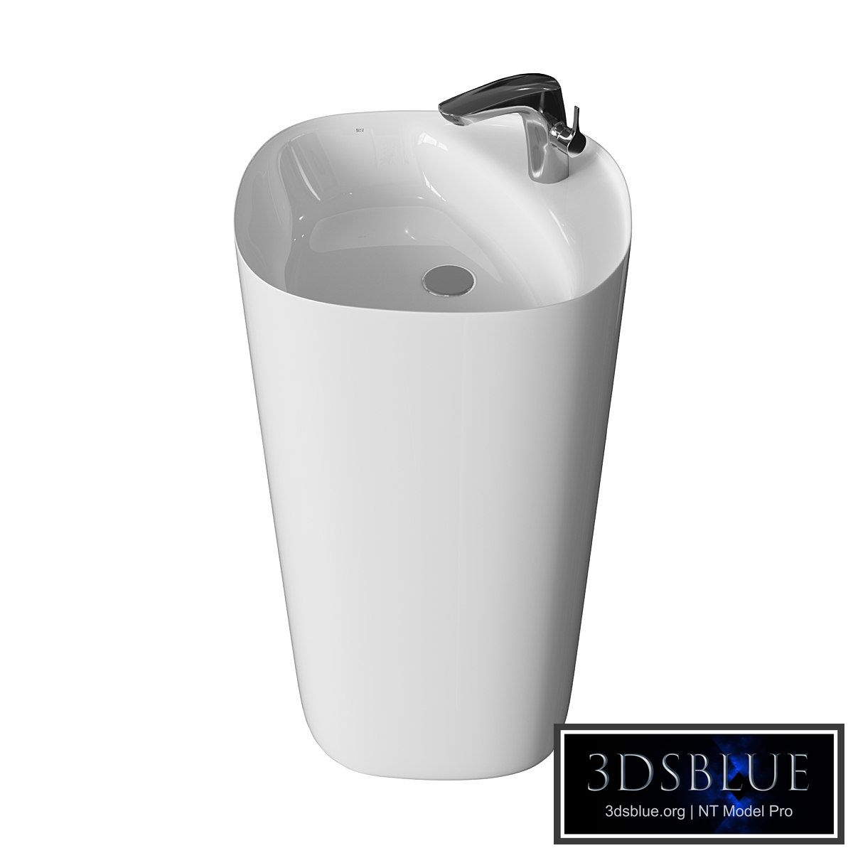 BEYOND REF: 3270B0000 Floor standing washbasin Totem