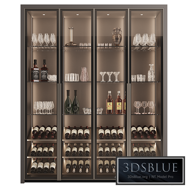 Сupboard with dishes My Design №15