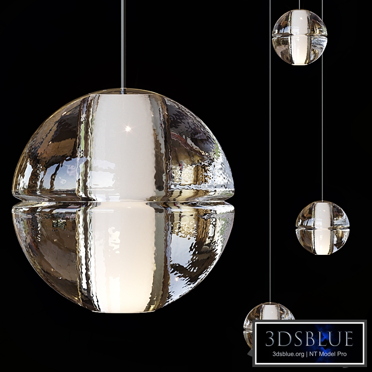 Series 14 Random Round Multi Light Pendant 1,3,5 lamps