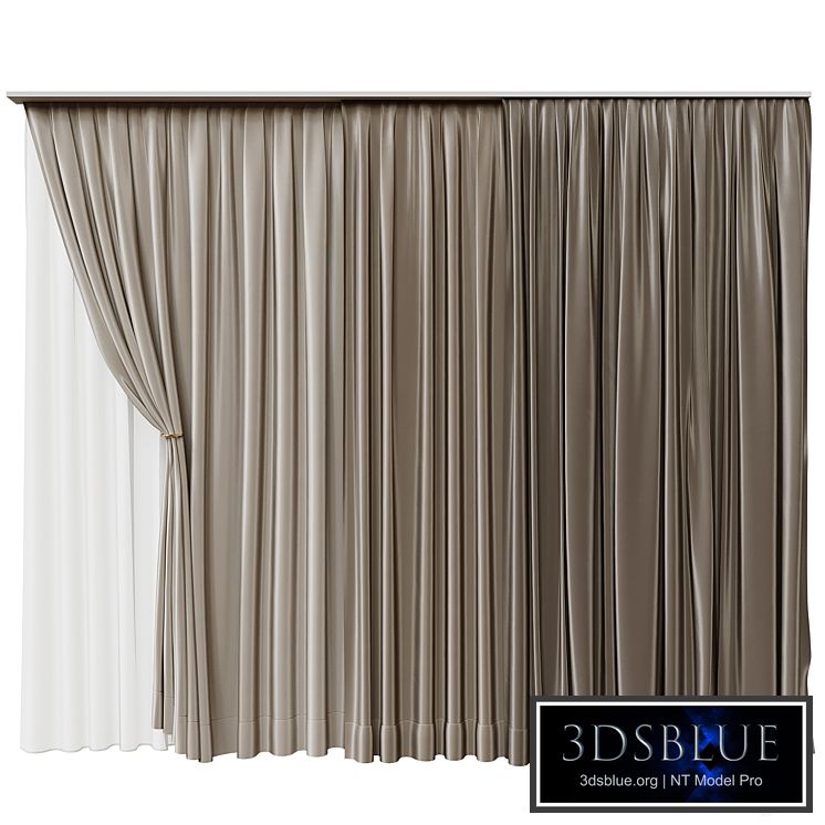 Curtains beige
