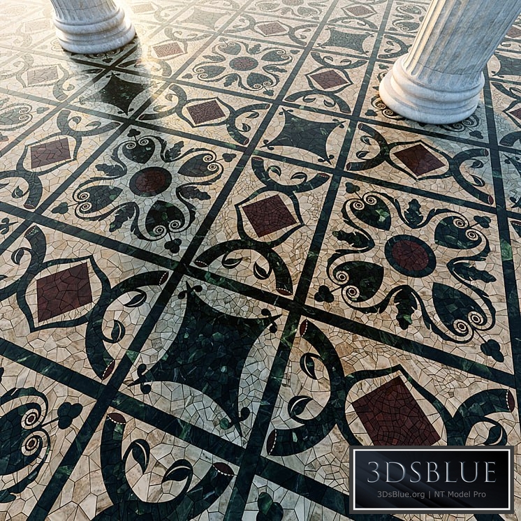 marble mosaic tiles