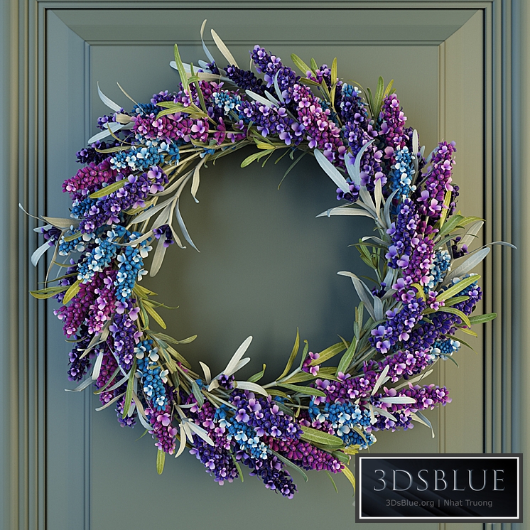 Lavender Wreath