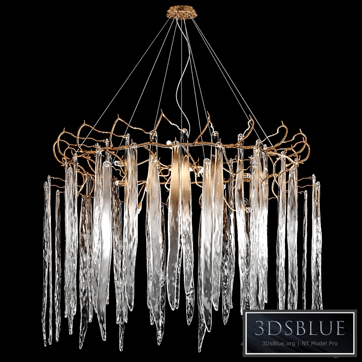 Serip waterfall chandelier