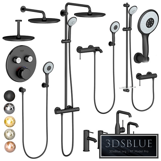 Grohe set 1 | Essence | Euphoria | with adjustable watering can