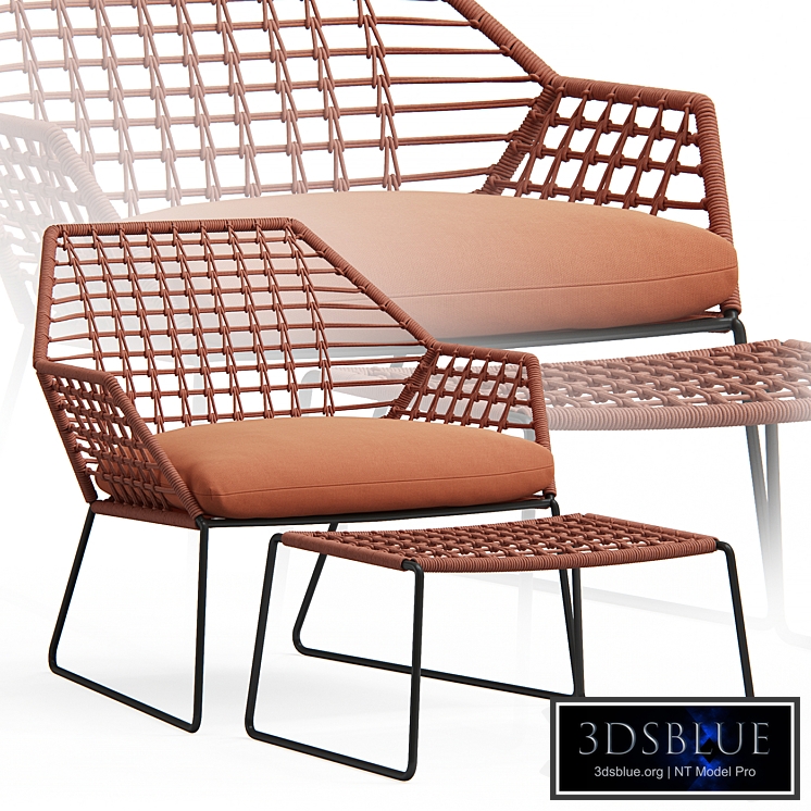 New York Soleil Lounge Armchair by Saba