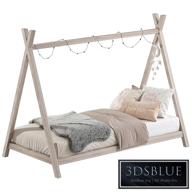 Baby bed in the form of a house 4