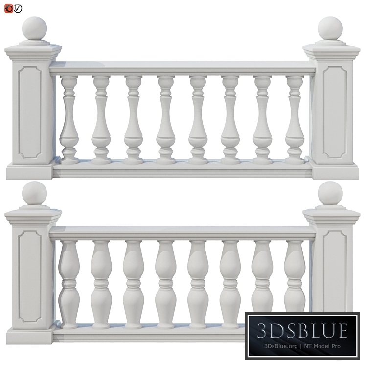 Balustrade classic set 4
