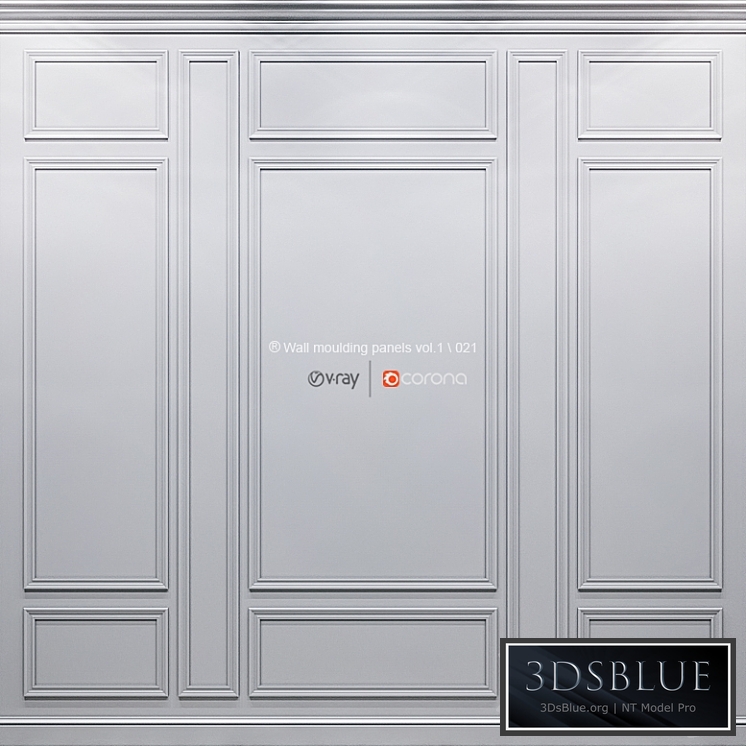 Wall molding panels vol. 1.021