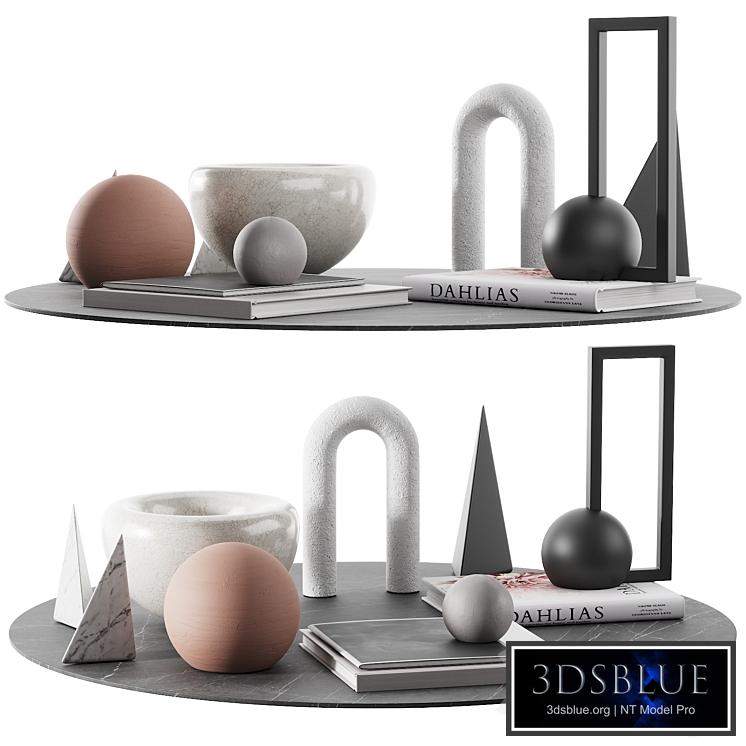 living geometric figure decor set 00