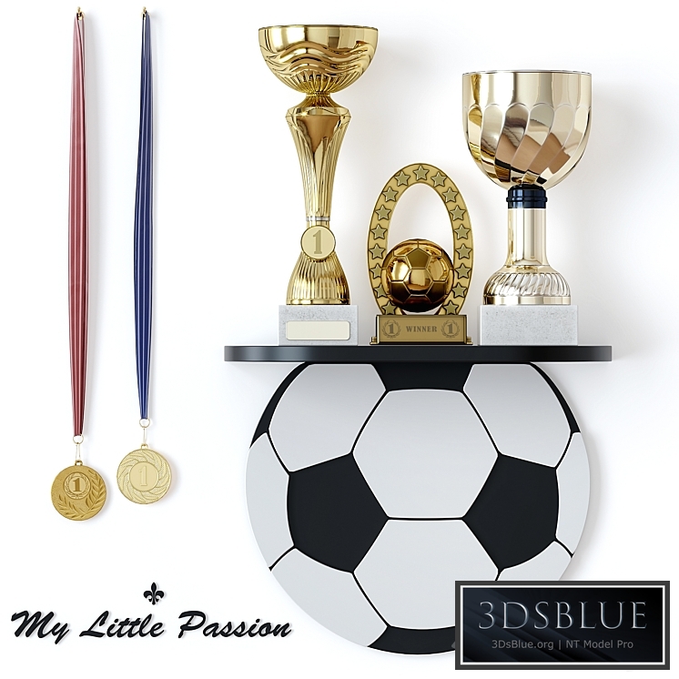 Sports awards and cups. Decor