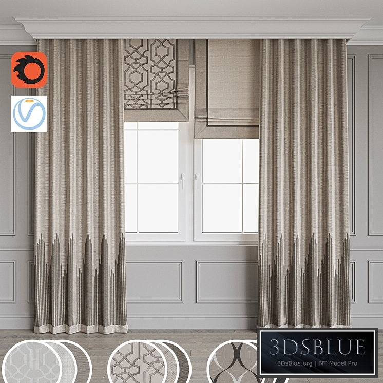 Set of curtains 93