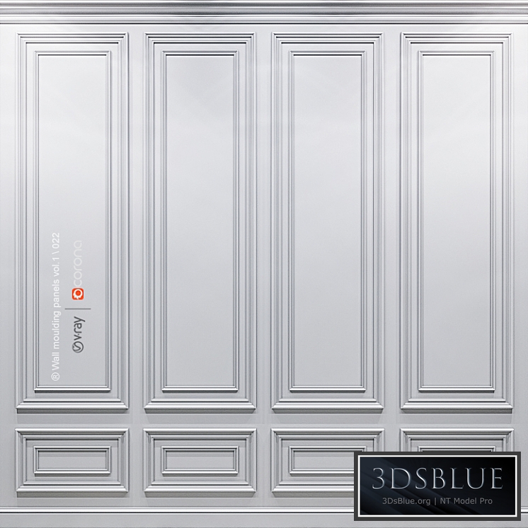 Wall molding panels vol. 1.022