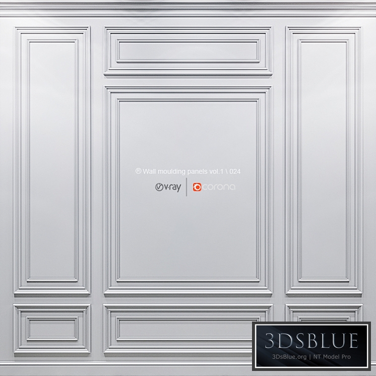 Wall molding panels vol. 1.024