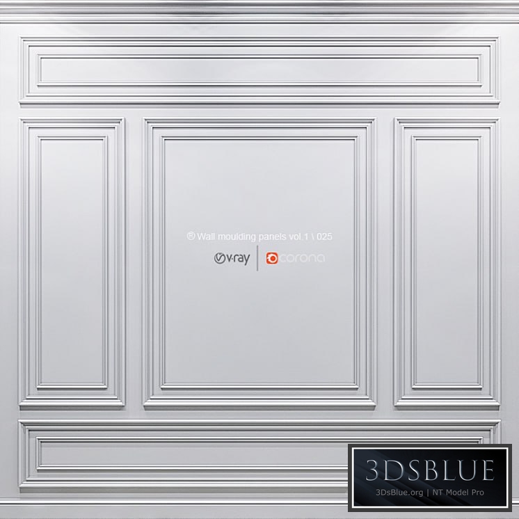 Wall molding panels vol. 1.025